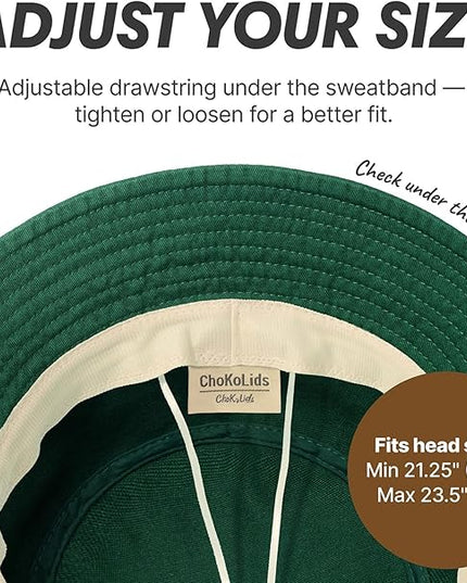 Hot Summer Bucket Hat - Trendy Cotton Sun Hat for Beach, Golf, Fishing - Fun Outdoor Vacation Boonie for Men and Women