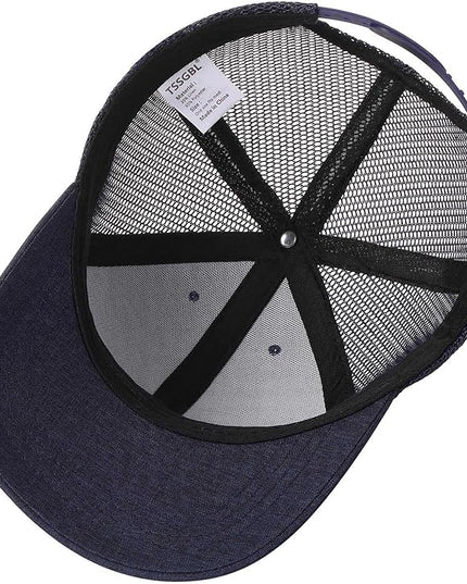 TSSGBL M, L, XL, XXL Snapback Trucker Hats Baseball Caps Adjustable Blank Mesh Back Ball Caps for Men Women