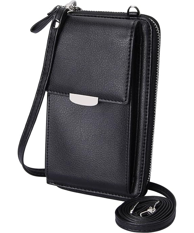 KUKOO Small Crossbody Bag Cell Phone Purse Wallet with Credit Card Slots for Women