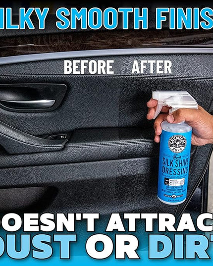 Chemical Guys TVD_109_1602 Silk Shine Spray-able Dry-to-The-Touch Dressing and Protectant for Tires, Trim, Vinyl, Plastic and More, Safe for Cars, Trucks, Motorcycles, RVs & More, 16 fl oz (2 Pack)