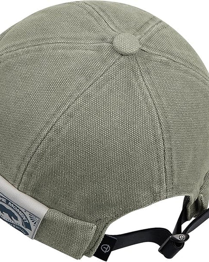 Croogo Denim Docker Hat Fashion Brimless Beanie Hat Retro Worker Skull Cap Rolled Cuff Sailor Cap Hip Hop Dancing Watch Cap