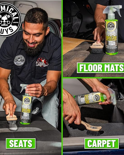 Chemical Guys CWS21916 Foaming Citrus Fabric Clean Carpet & Upholstery Cleaner, Ready to Use, Sprayable (for Carpets, Seats & Floor Mats), Safe for Cars, Home, Office, & More, 16 fl oz, Citrus Scent
