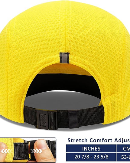 GADIEMKENSD Women's Race Day Running Cap Performance Mesh Hat - Excellent Ventilation, Lightweight, Reflective Safety