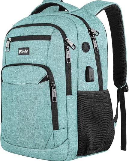 Paude School Backpack,15.6 Inch Laptop Backpack Women Bookbag Rucksack for Teen Girls,School Bags for Teens