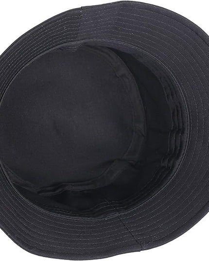 Umeepar Unisex Cotton Packable Bucket Hat Sun Hat Plain Colors for Men Women