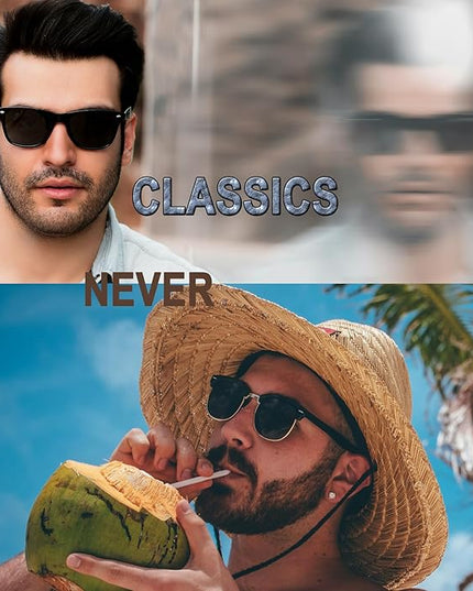 Joopin Square Sunglasses Polarized UV Protection Trendy Designer Sun Glasses Men Women