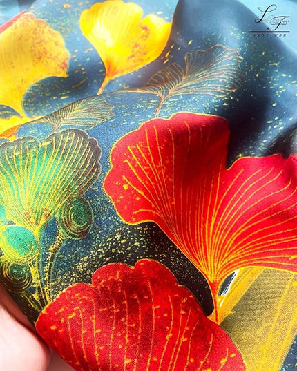 Satin Bandanas Head Scarf For Women Hair Scarves Accessories Lightweight Fashion Wrap Neck Silk Sleeping Headscarf