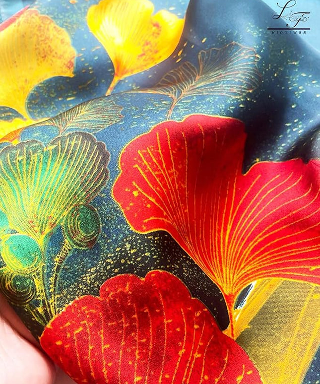 Satin Bandanas Head Scarf For Women Hair Scarves Accessories Lightweight Fashion Wrap Neck Silk Sleeping Headscarf