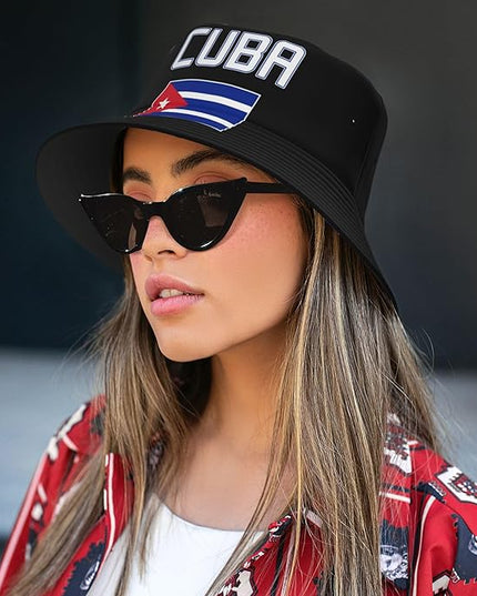 Funny Flag Bucket Hat for Men Women, Fisherman Hats Packable Fashion Sun Cap for Travel Outdoor Beach Boys Girls