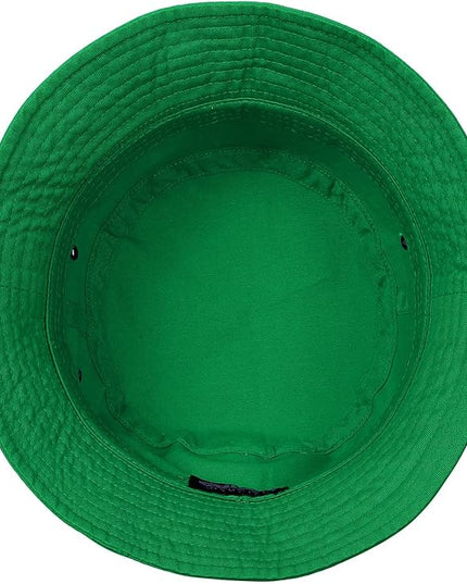 Falari Men Women Unisex Cotton Bucket Hat 100% Cotton Packable for Travel Fishing Hunting Summer Camp