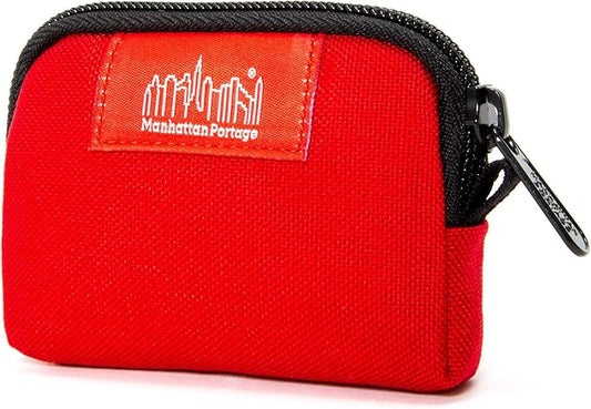 Manhattan Portage Coin Purse With Zipper Closure Pouch Eclectic Colors Credit Card ID Card Jewelry Keys Water Resistant Gift 1000D CORDURA® Everyday Carry