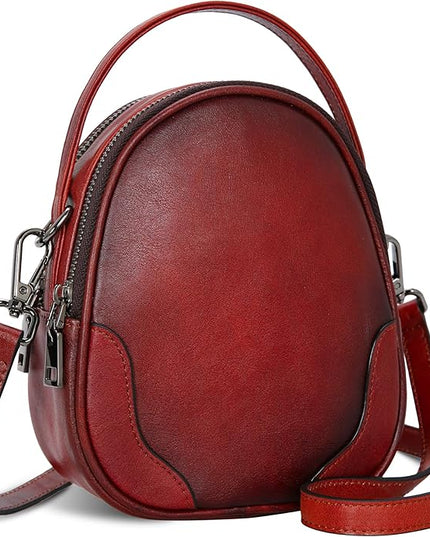 Iswee Small Crossbody Bags for Women Travel Leather Shoulder Bag Mini Purses and Handbags Designer Satchel Ladies Hand Bag