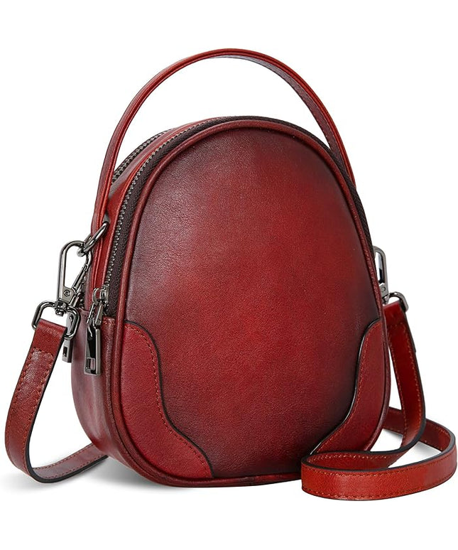 Iswee Small Crossbody Bags for Women Travel Leather Shoulder Bag Mini Purses and Handbags Designer Satchel Ladies Hand Bag