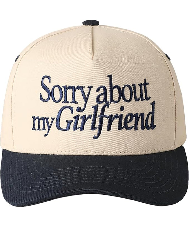 MIRMARU Two-Tone Vintage Canvas Trucker Hats for Men & Women, Adjustable Size Baseball Caps with Trendy Embroidered Design