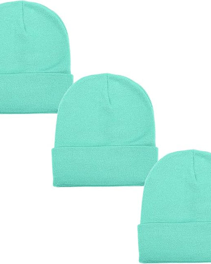Gelante Unisex Beanie Cap Knitted Warm Solid Color