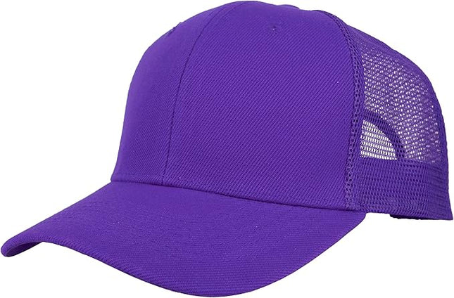 Gelante Mesh Trucker Hat Baseball Cap Structured Front Panel Wholesale LOT 12 Pack