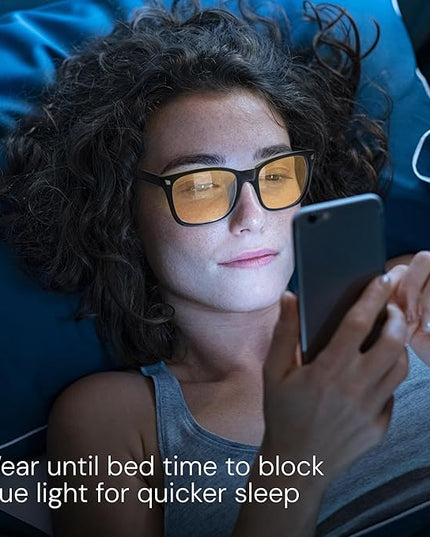 livho Gaming Blue Light Blocking Glasses for Better Sleep, Premium Night Driving, Computer Blockers for Man & Woman