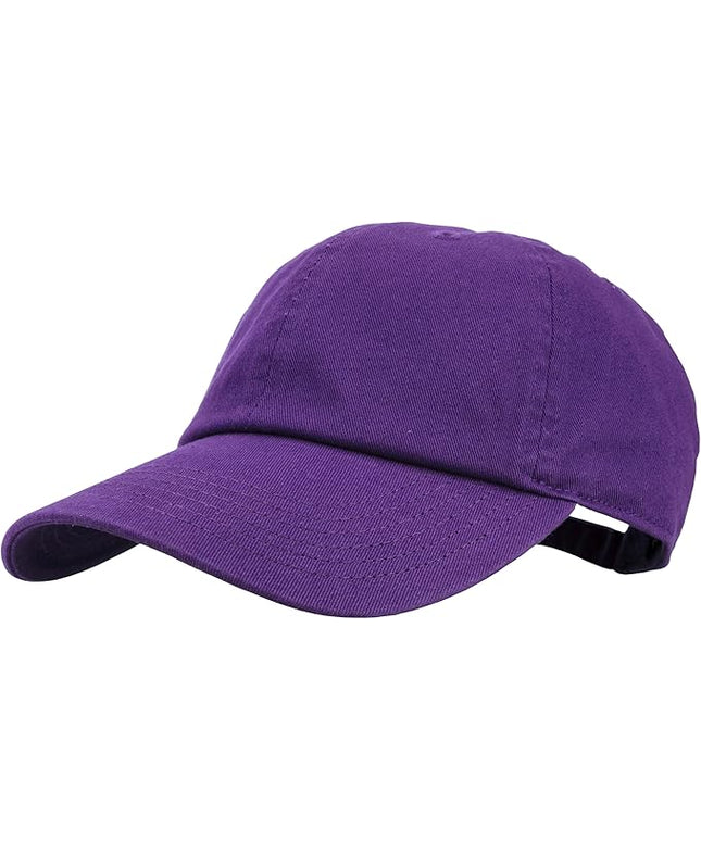 Gelante Baseball Cap Dad Hat 100% Cotton Polo Style Plain Blank Adjustable Size.