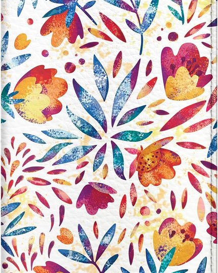 Passport Cover for Kids, Women and Men, Cute Travel Passport Holder (Flower Pattern)
