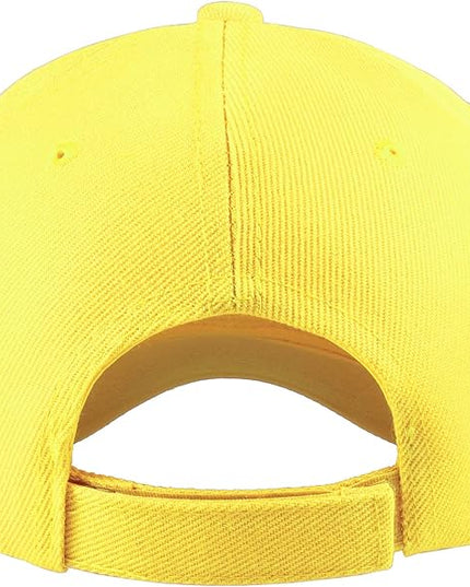 Gelante Adult Plain Baseball Cap Hat Classic Adjustable Size for All Seasons