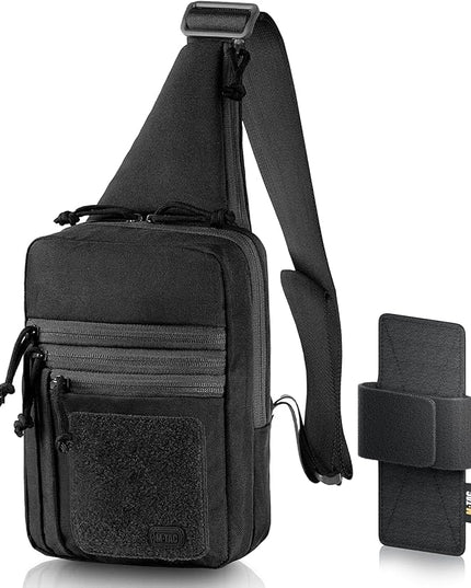 M-Tac CCW Sling Bag for Men & Women - EDC Shoulder Bag Tactical - Crossbody Concealed Carry Bag - Mens Chest Pack