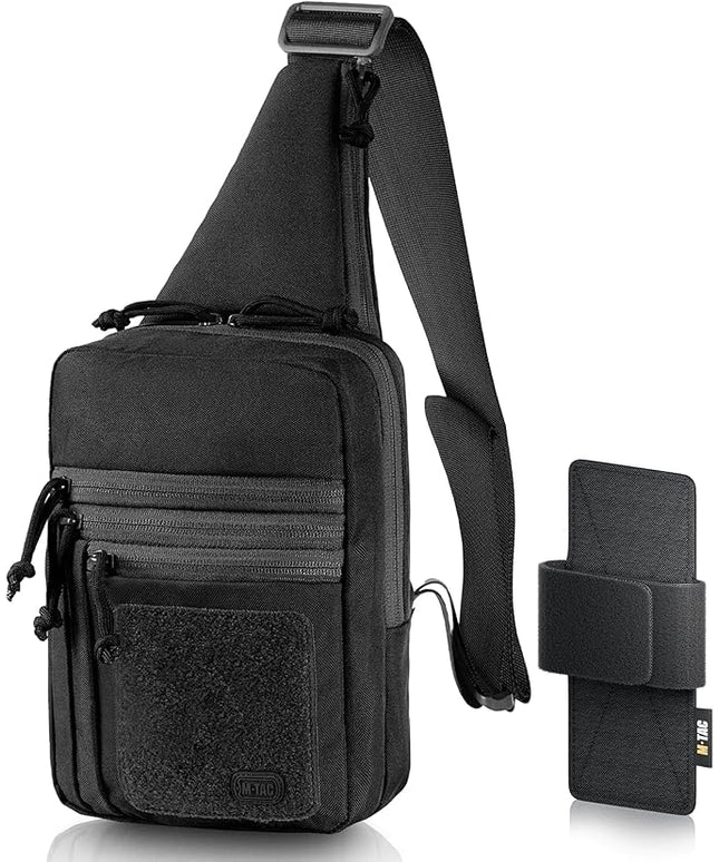 M-Tac CCW Sling Bag for Men & Women - EDC Shoulder Bag Tactical - Crossbody Concealed Carry Bag - Mens Chest Pack