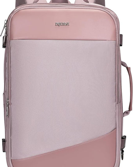 PIJUSHI Travel Backpack for Women Carry on Suitcase Backpack Flight Approved Personal Item Bag Fits 16 Inch Laptop(PE035 Light Purple)