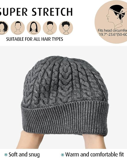 HiRui Knit Beanie Hats for Men Women Winter Hats Skull Caps Warm Classic Slouchy