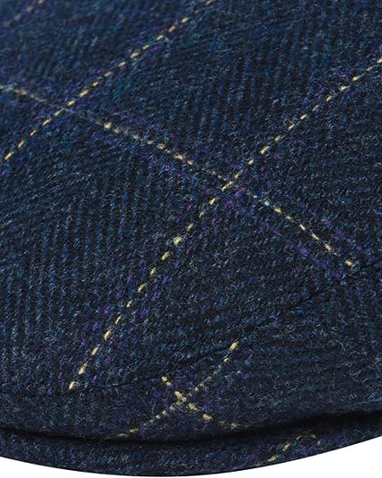 VOBOOM Men's Herringbone Flat Ivy Newsboy Hat Wool Blend Gatsby Cabbie Cap