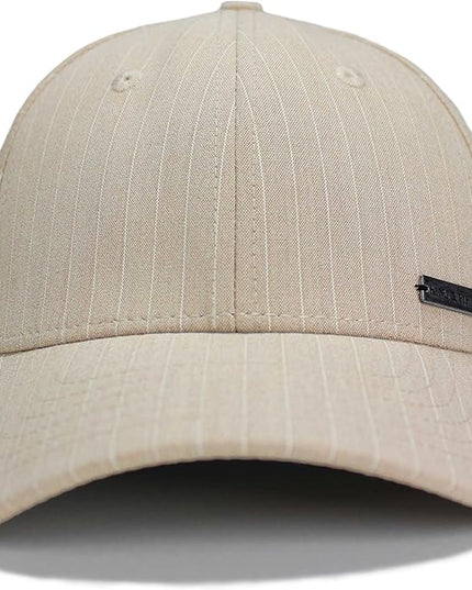 Fashion Baseball Hats for Men by King & Fifth | The Senna Baseball Cap with Low Profile & Menswear Fabric + Baseball Caps