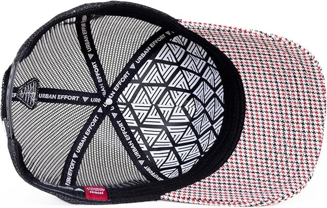 Urban Effort Mesh Back Cap - for Men and Women Baseball Hat 5-Panel Trucker Hat - Great Snapback Closure for Hunting & Hiking