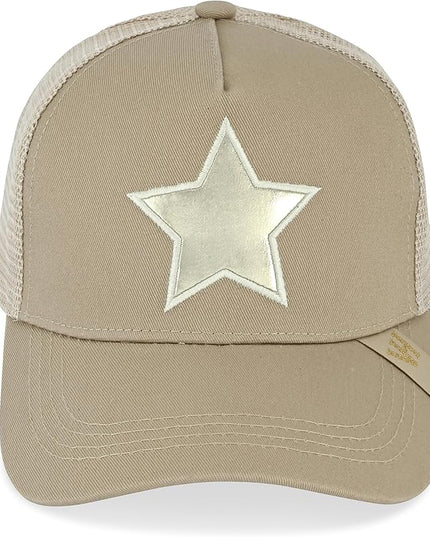 VINTAGE HAVANA Trucker Hats Women | Mesh Adjustable Snapback Hat | Men & Women Cute Trendy Fashion Baseball Cap
