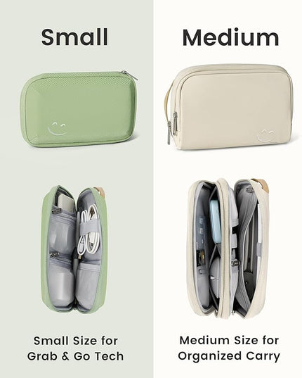 Travelkin Travel Cord Organizer, Electronic Organizer Travel Case, Cable Organizer Bag For Cords,Chargers Phone, Sd Card,Usbs