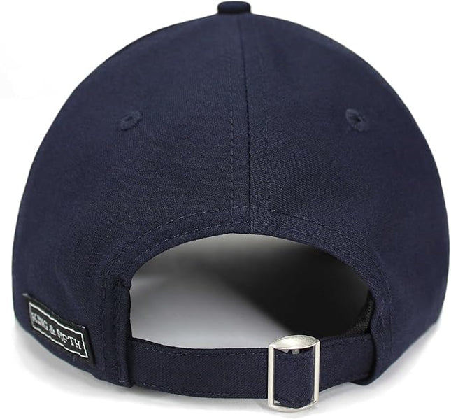 Fashion Baseball Hats for Men by King & Fifth | The Senna Baseball Cap with Low Profile & Menswear Fabric + Baseball Caps