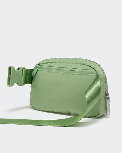 Pander Everywhere Belt Bag for Women, Fashion Waist Packs, Crossbody Bags with Adjustable Strap (Green Asparagus).