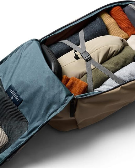 Bellroy Transit Workpack Pro (28 liter work bag/commuter backpack, fits 16” laptops; high level organization and comfort for work, travel and commutes. - Stone
