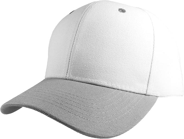 Gelante Plain Blank Baseball Caps Adjustable Back Strap Wholesale LOT 12 PC'S