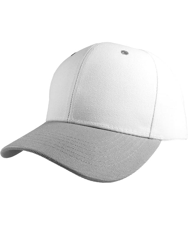 Gelante Adult Plain Baseball Cap Hat Classic Adjustable Size for All Seasons