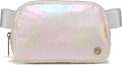 Pander Everywhere Belt Bag for Women, Fashion Waist Packs, Crossbody Bags with Adjustable Strap (Iridescent).