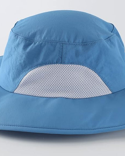 Home Prefer UPF50+ Mens Sun Hat Wide Brim Fishing Hat for Men UV Protection Womens Beach Bucket Hat for Golf Hiking Gardening
