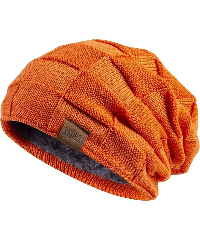 REDESS Beanie Hat for Men and Women Winter Warm Hats Knit Slouchy Thick Skull Cap