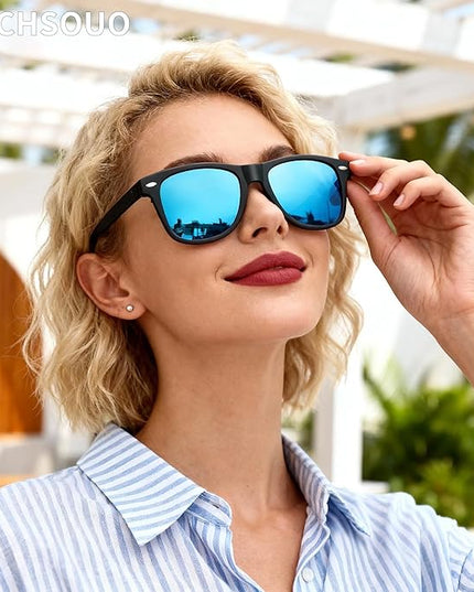 Polarized Sunglasses Womens Men - Sun glasses Fashion Trendy Driving Fishing UV Blocking UV400 Protection
