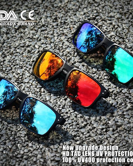 KUGUAOK Polarized Square Sunglasses For Men and Women Matte Finish Sun Glasses UV Protection Glasses