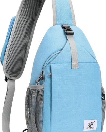 SKYSPER Sling Bag RFID Cross Body Bag Recycled Crossbody Backpack Travel Daypack