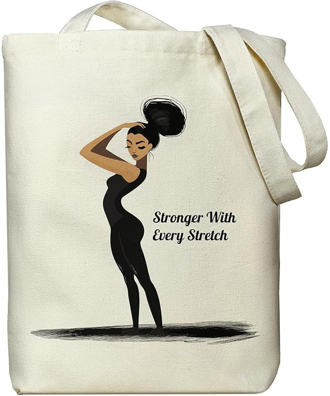 Tote Bag for Women, Reusable Zippered Canvas Bag with Handles Pocket Thick Canvas, for Grocery Shopping Beach Gift