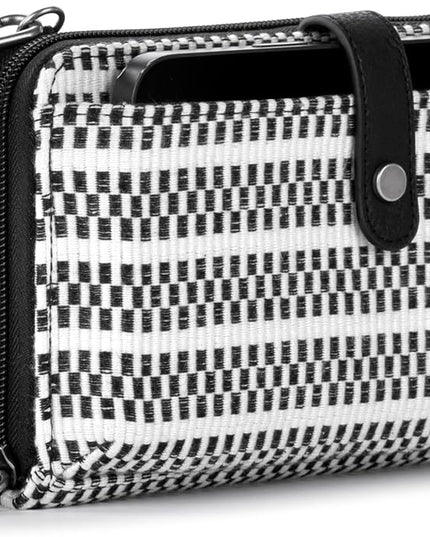 Sakroots Artist Circle Smartphone Crossbody in Coated Canvas, Detachable Wristlet Strap