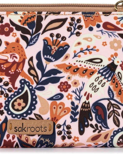 Sakroots Artist Circle Smartphone Crossbody in Coated Canvas, Detachable Wristlet Strap