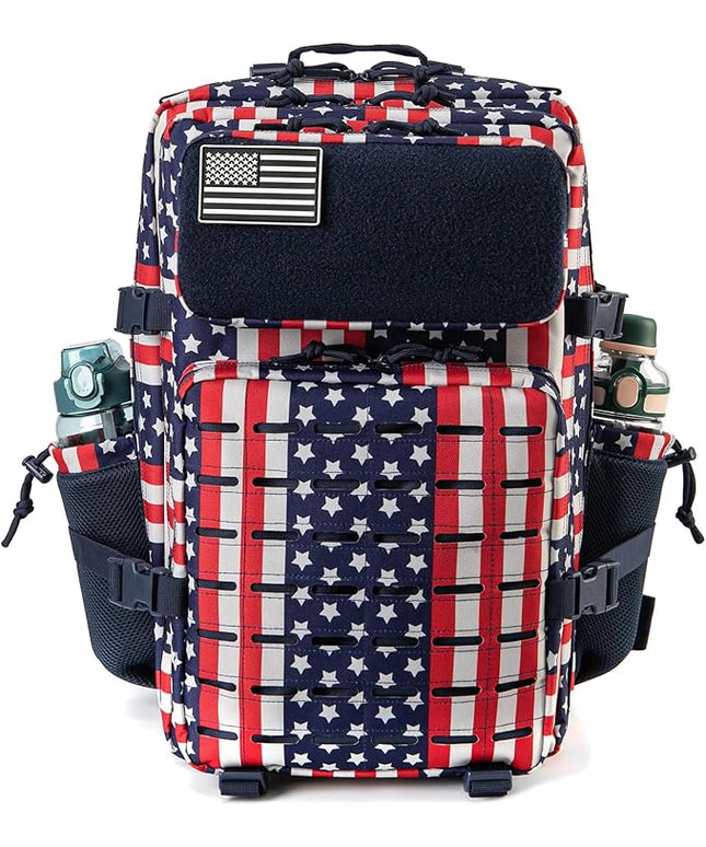 QT&QY 25L/45L Military Tactical Backpack For Men Molle Daypack 3 Day Bug Out Bag Hiking Rucksack With Bottle Holder
