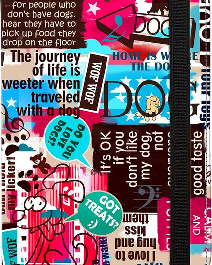 Passport Holder,Cute Passport Cover,Travel Wallet with Credit Card Slots Rfid passport Wallet Waterproof Documents Organizer Women Men (Dog)