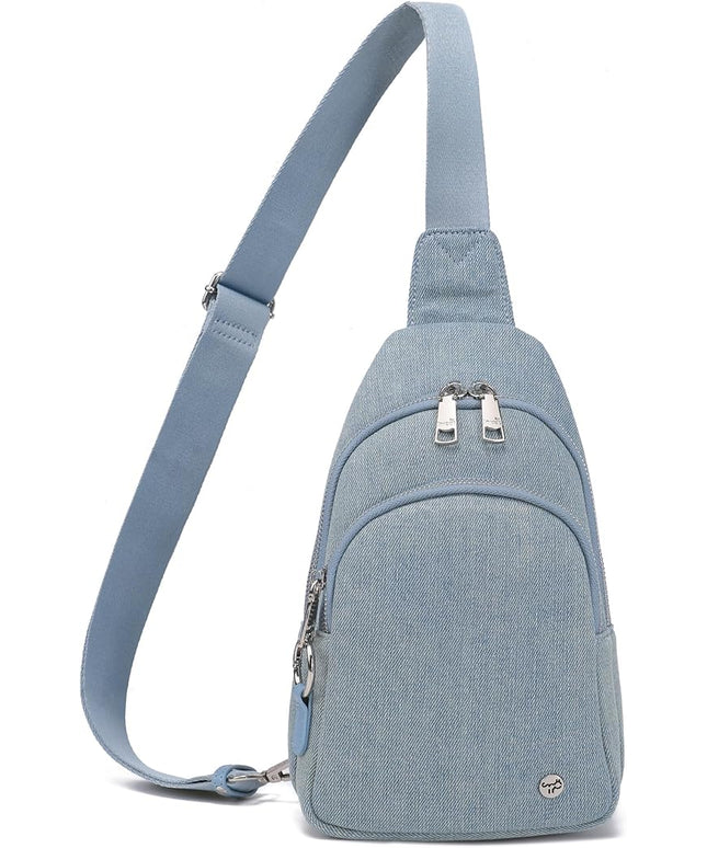 Anti Theft Crossbody Bags for Women Leather Sling Bag Cross Body Travel Purse Chest Bags Fanny Pack Gift Teen Girl